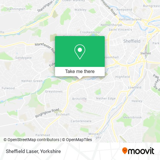 Sheffield Laser map