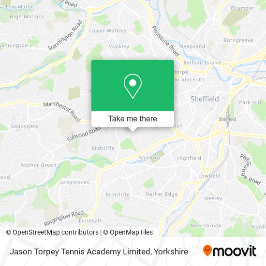 Jason Torpey Tennis Academy Limited map