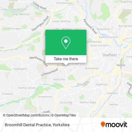 Broomhill Dental Practice map