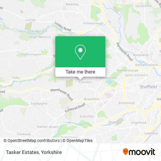 Tasker Estates map