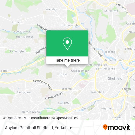 Asylum Paintball Sheffield map