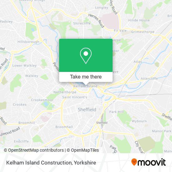 Kelham Island Construction map