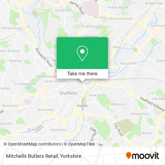 Mitchells Butlers Retail map