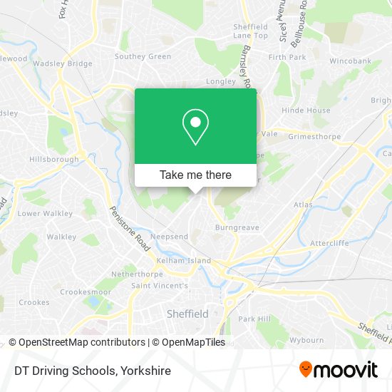 DT Driving Schools map
