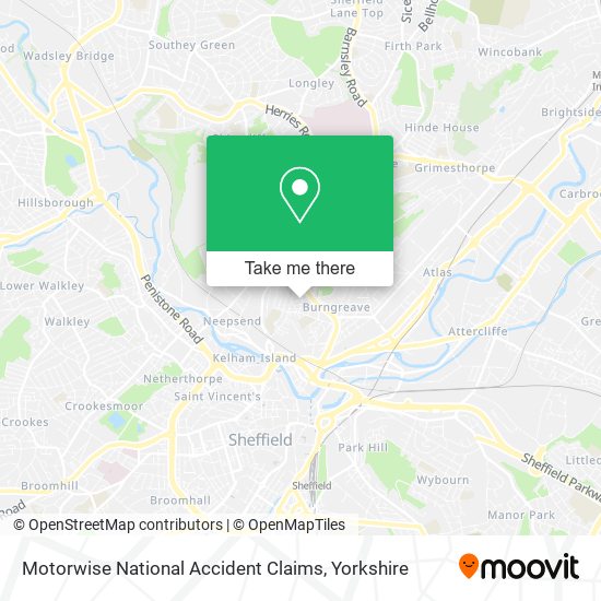 Motorwise National Accident Claims map