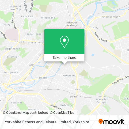 Yorkshire Fitness and Leisure Limited map