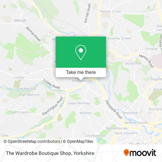 The Wardrobe Boutique Shop map