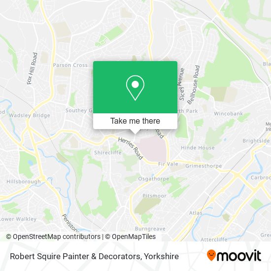 Robert Squire Painter & Decorators map