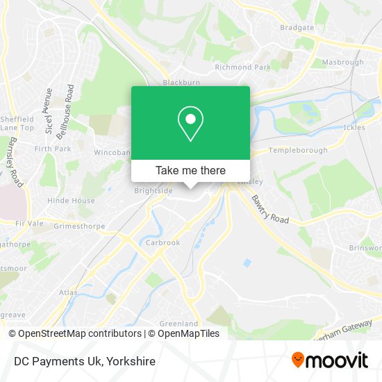 DC Payments Uk map