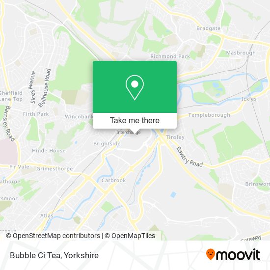 Bubble Ci Tea map