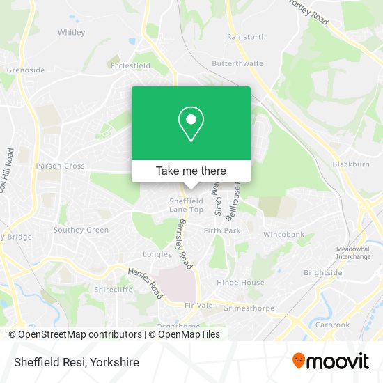 Sheffield Resi map