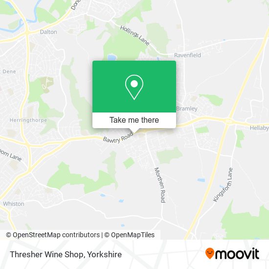 Thresher Wine Shop map