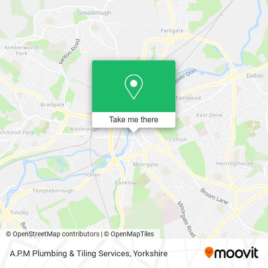 A.P.M Plumbing & Tiling Services map