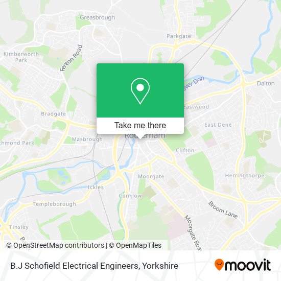 B.J Schofield Electrical Engineers map