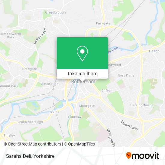 Sarahs Deli map