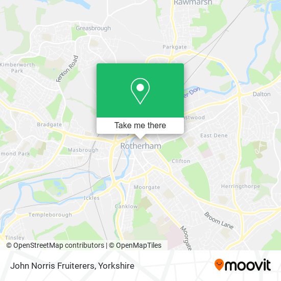 John Norris Fruiterers map