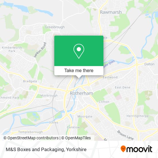 M&S Boxes and Packaging map