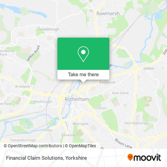 Financial Claim Solutions map