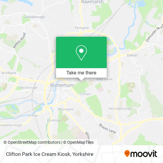 Clifton Park Ice Cream Kiosk map