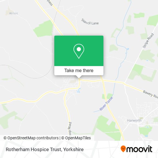 Rotherham Hospice Trust map