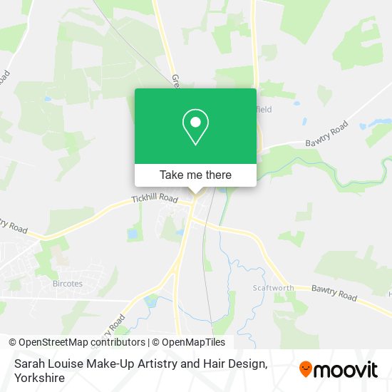 Sarah Louise Make-Up Artistry and Hair Design map