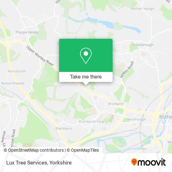 Lux Tree Services map