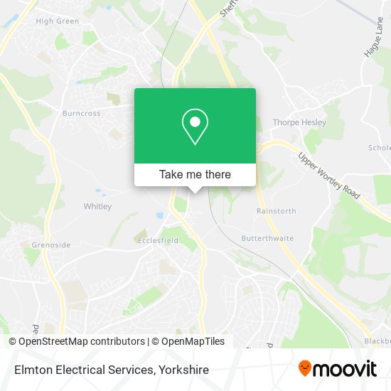 Elmton Electrical Services map