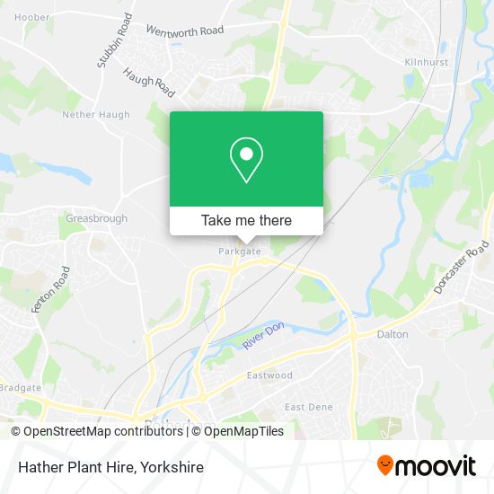 Hather Plant Hire map