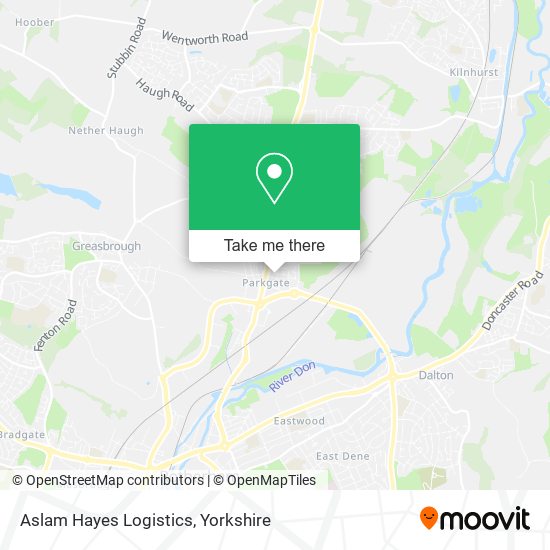 Aslam Hayes Logistics map