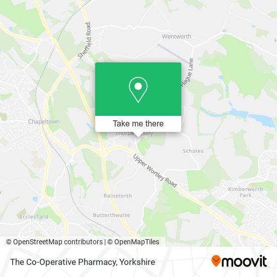 The Co-Operative Pharmacy map