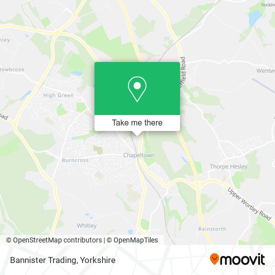 Bannister Trading map