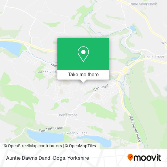 Auntie Dawns Dandi-Dogs map