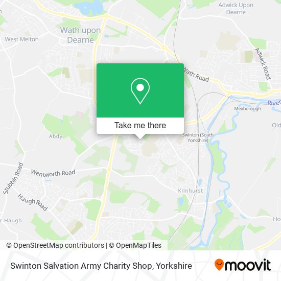 Swinton Salvation Army Charity Shop map