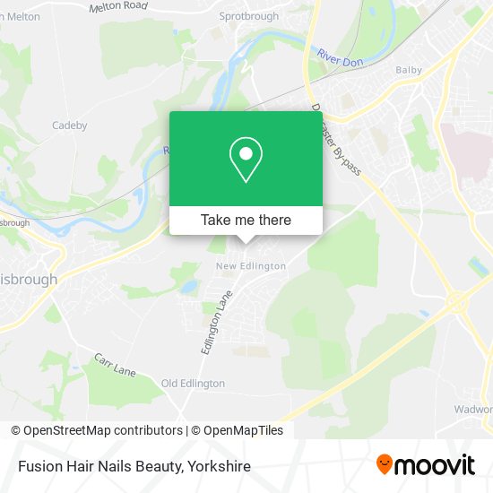 Fusion Hair Nails Beauty map