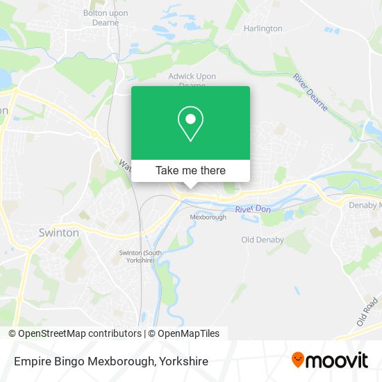 Empire Bingo Mexborough map