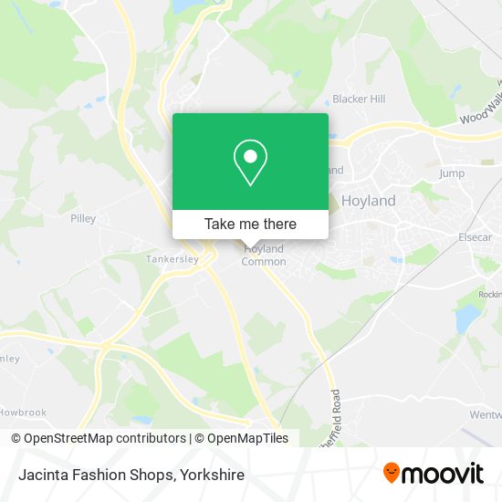 Jacinta Fashion Shops map