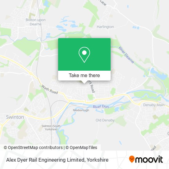 Alex Dyer Rail Engineering Limited map