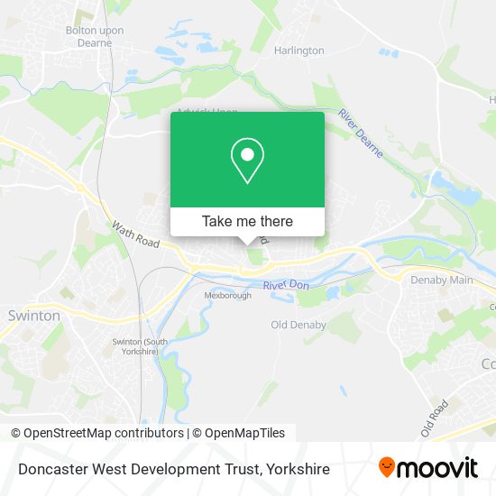 Doncaster West Development Trust map