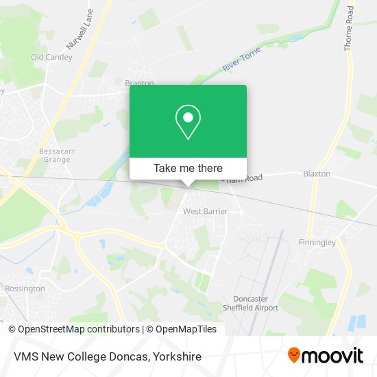 VMS New College Doncas map