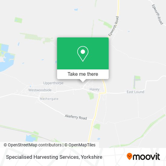 Specialised Harvesting Services map