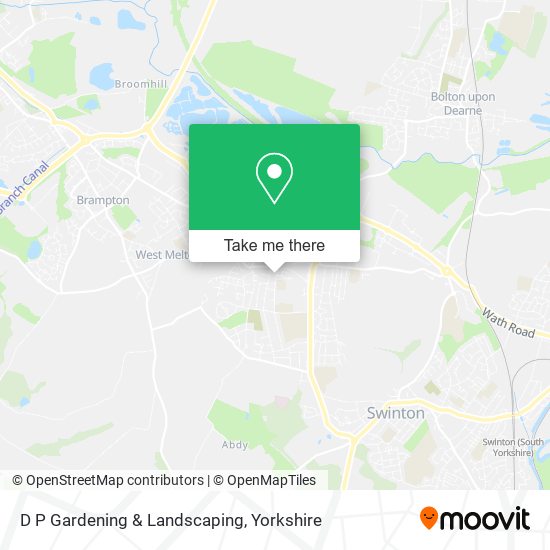 D P Gardening & Landscaping map