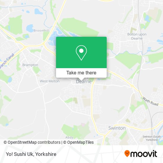 Yo! Sushi Uk map