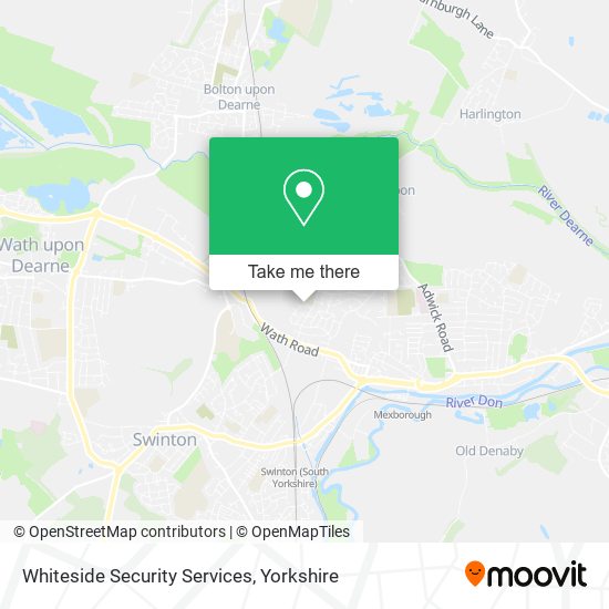 Whiteside Security Services map