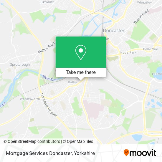 Mortgage Services Doncaster map