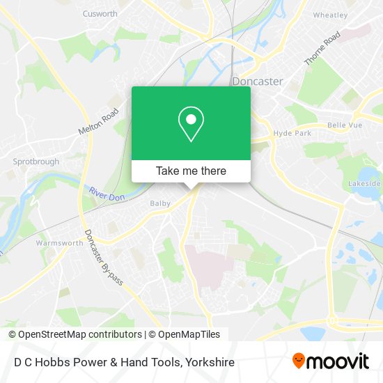 D C Hobbs Power & Hand Tools map