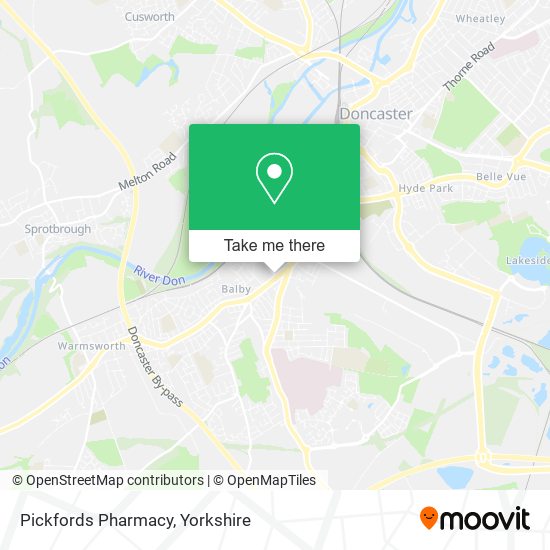 Pickfords Pharmacy map