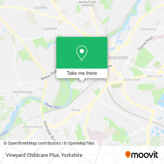 Vineyard Childcare Plus map