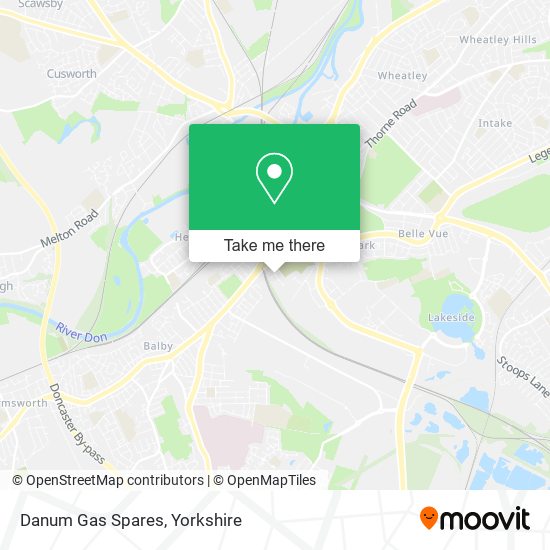 Danum Gas Spares map