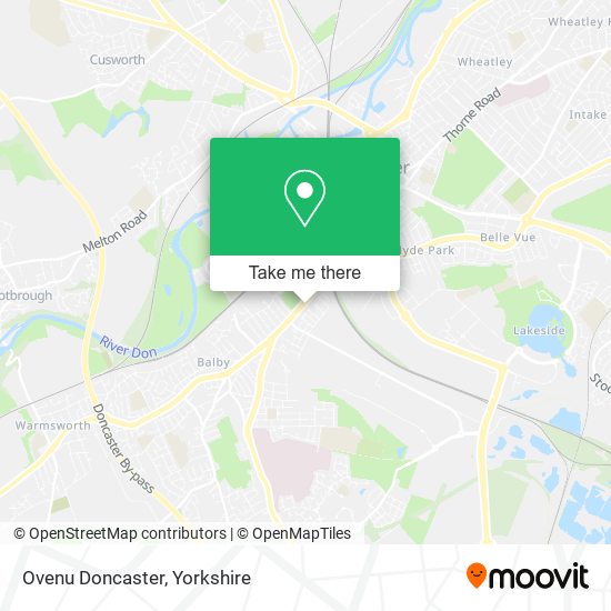 Ovenu Doncaster map