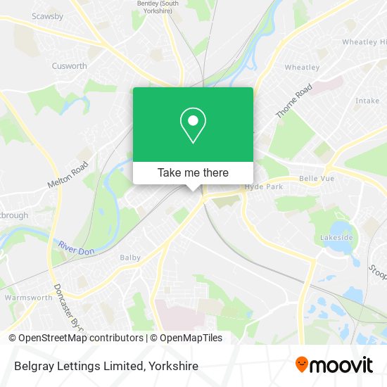 Belgray Lettings Limited map